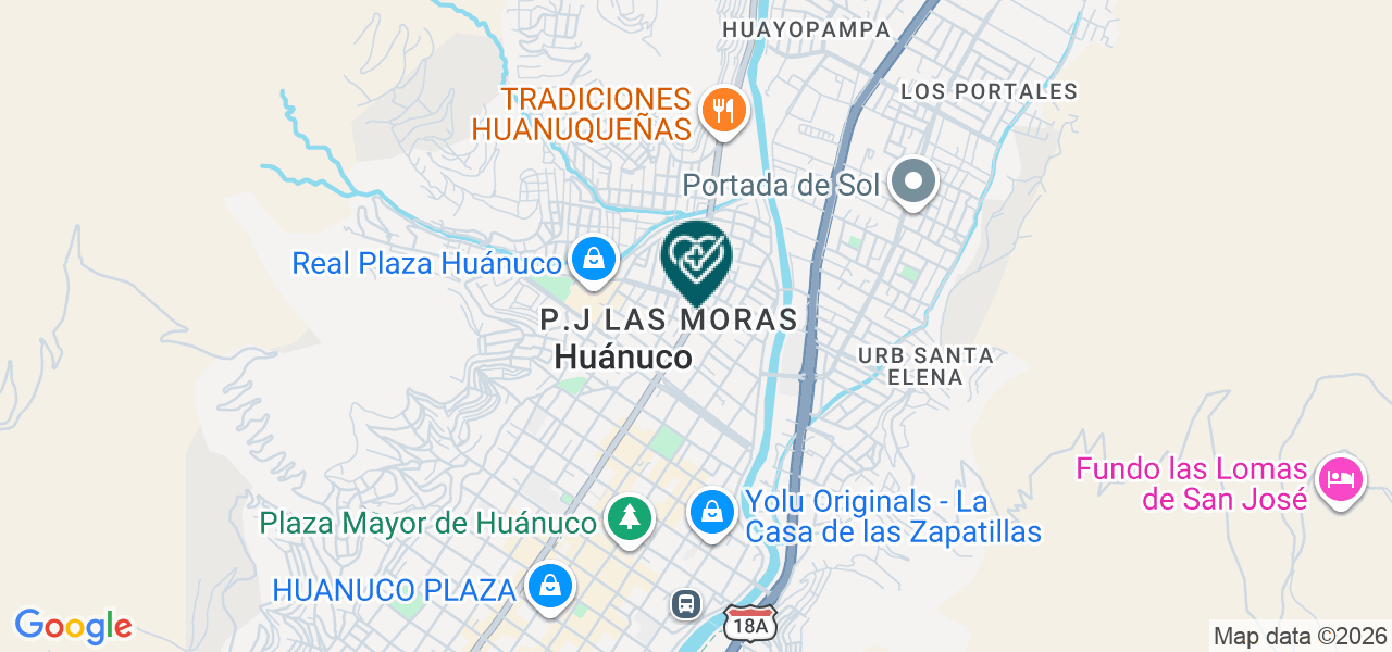 Mapa de Centro Medico Poli-ambulatorio Nuestra Señora de la Salud