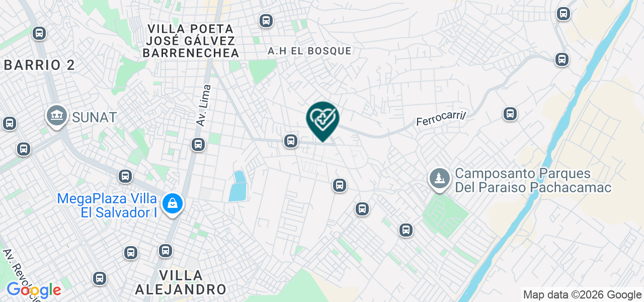 Mapa de Consultorio Psicologico San Camilo