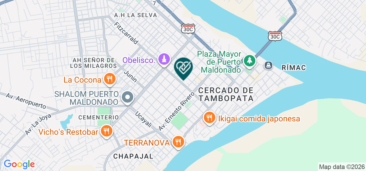 Mapa de Clinica Sánchez
