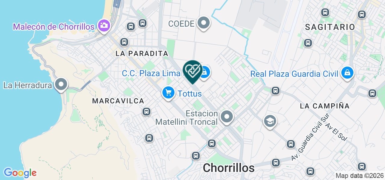 Mapa de Consultorio Dental Jacardent