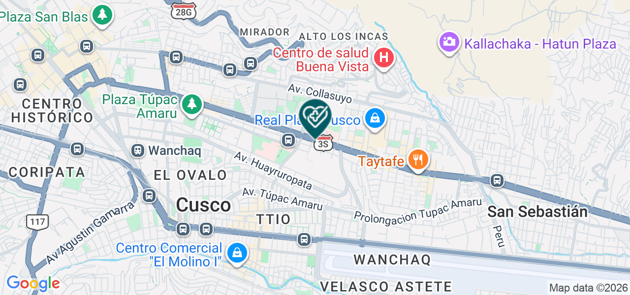 Mapa de Union Medica Corporativa
