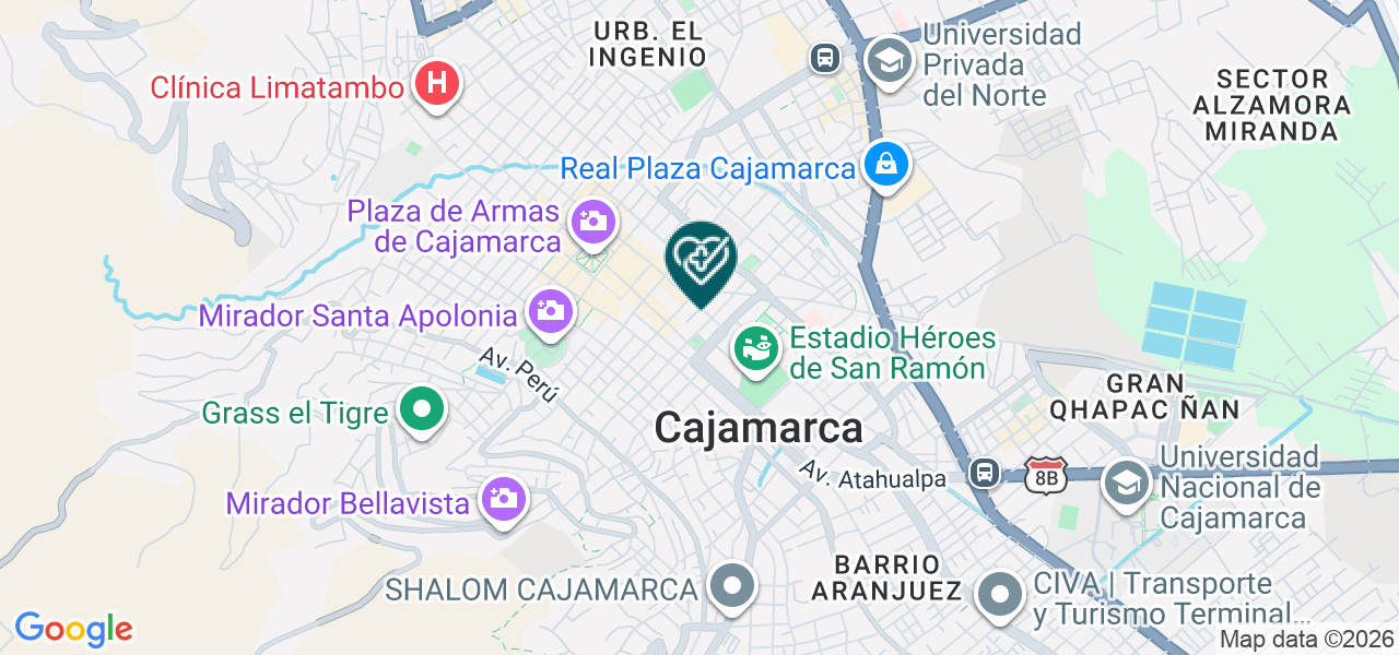 Mapa de Servi Médico S.A.C.