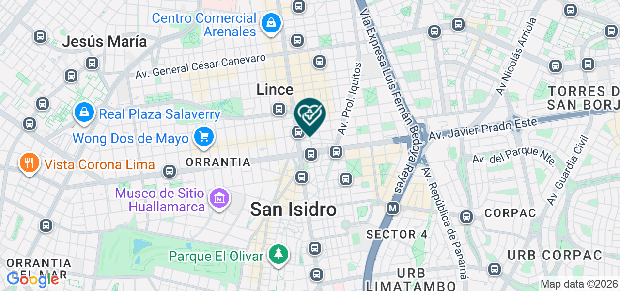 Mapa de Rovident