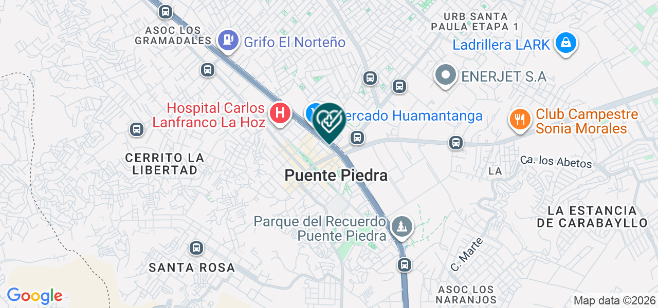 Mapa de Clinica Dental Rodriguez E.r.i.l.