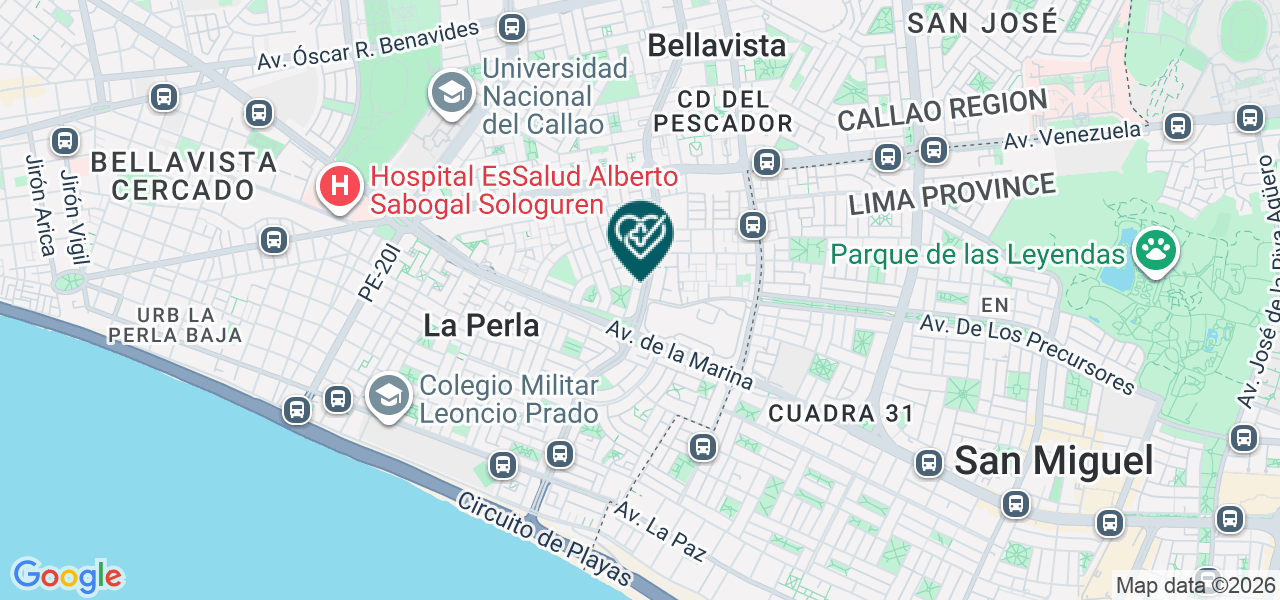 Mapa de Clinik Dent