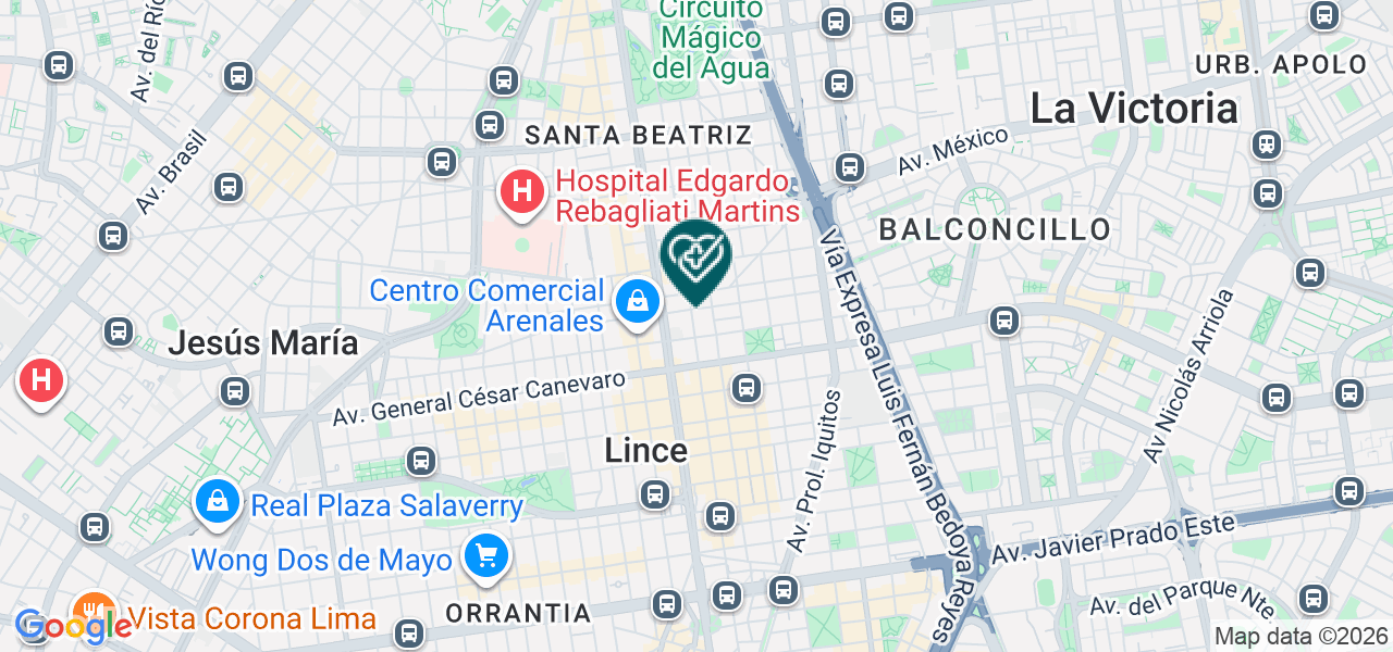 Mapa de Dermomedik