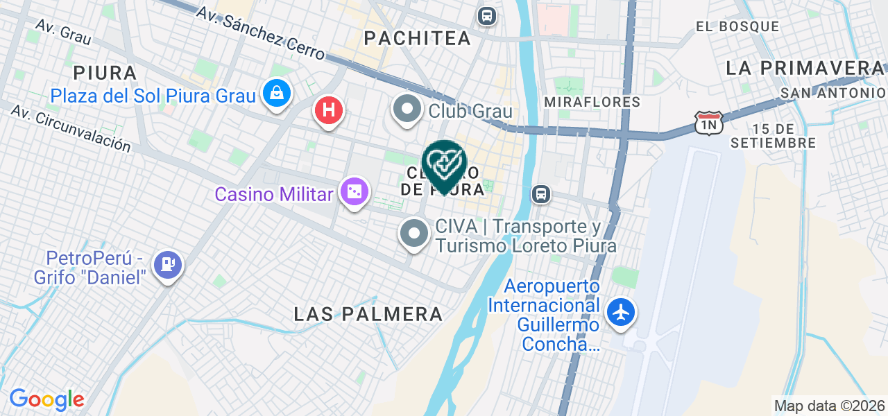 Mapa de Consultorio Medico Cuidando Mi Salud
