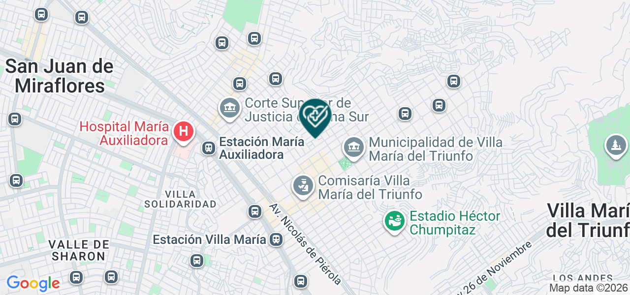 Mapa de Consultorio Medico "mi Salud
