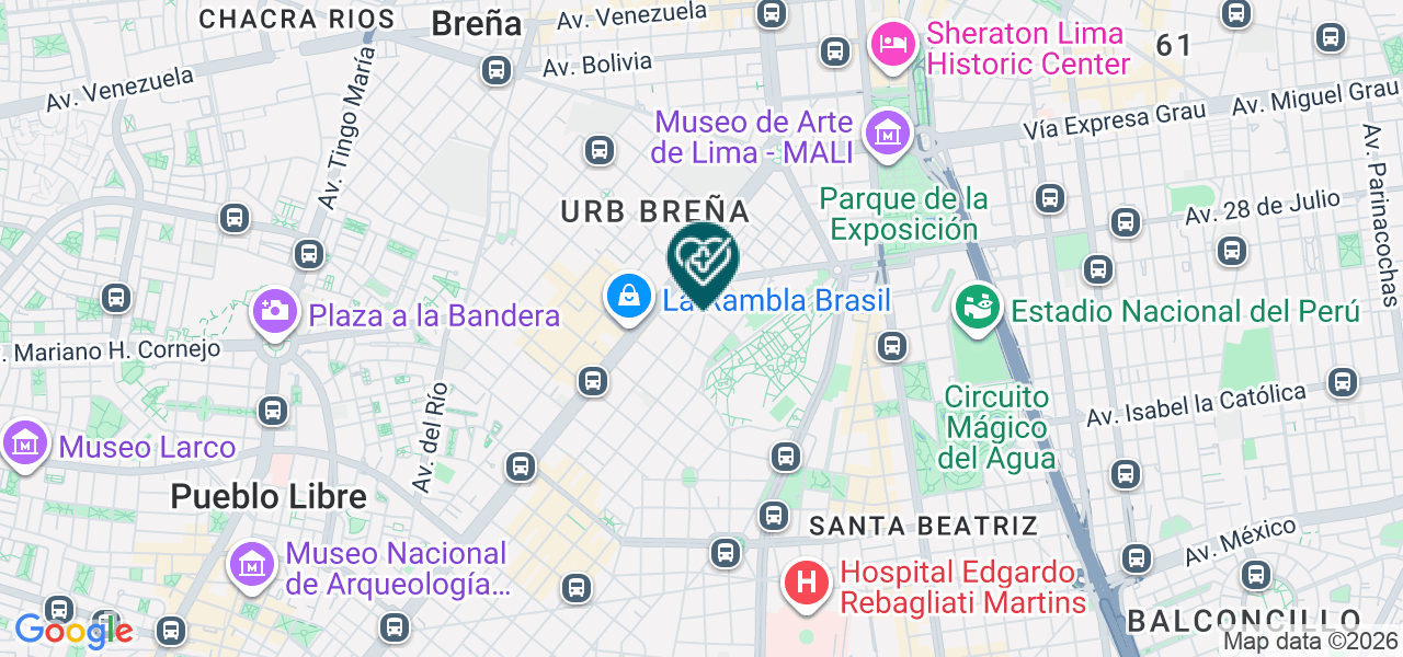 Mapa de Rojas Romero Caroll Silvana