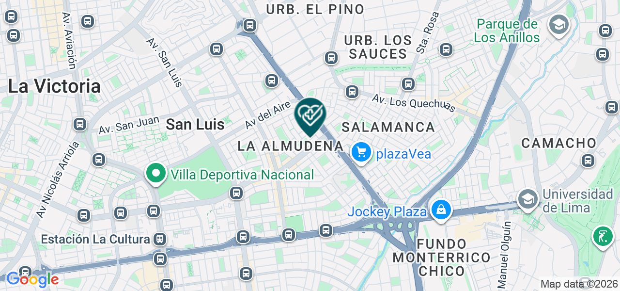 Mapa de Consultorio Odontológico Santa Apolinaria