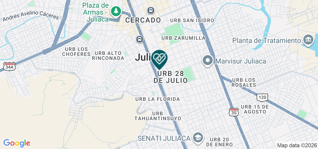 Mapa de Centro Medico el Porvenir