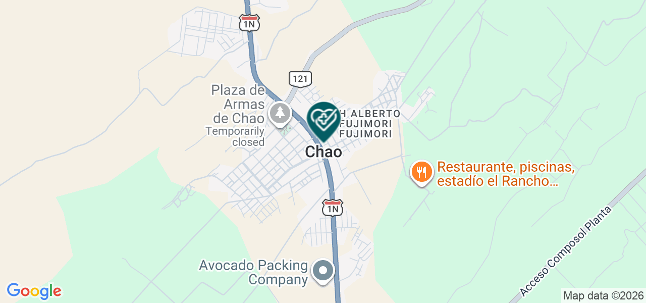 Mapa de Galeno Medical E.I.R.L