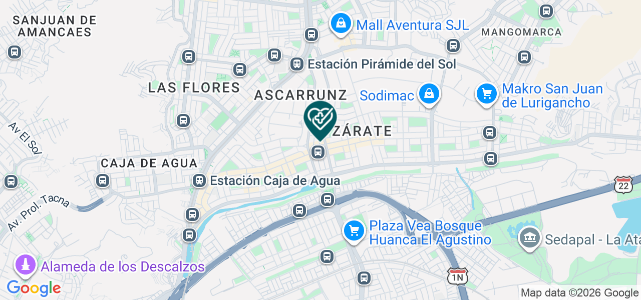 Mapa de Consultorios Cayetano
