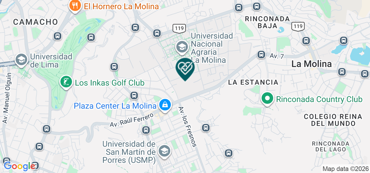 Mapa de Consultorio Dental Sanez