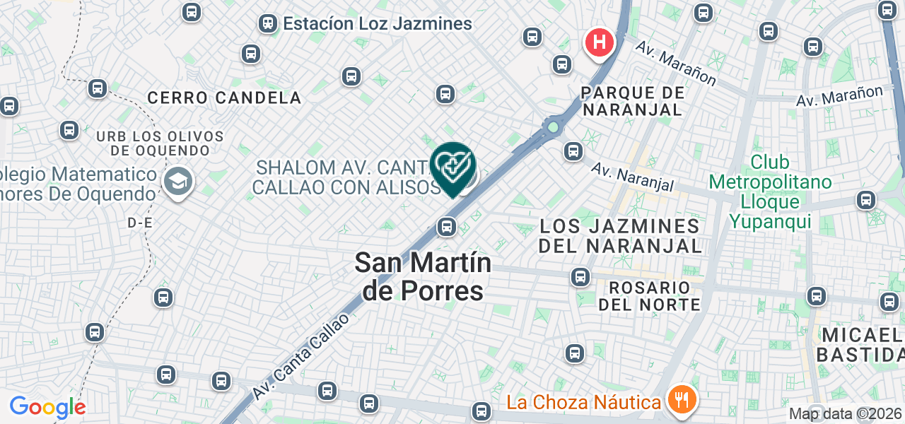 Mapa de Rg Servicios Medicos EIRL