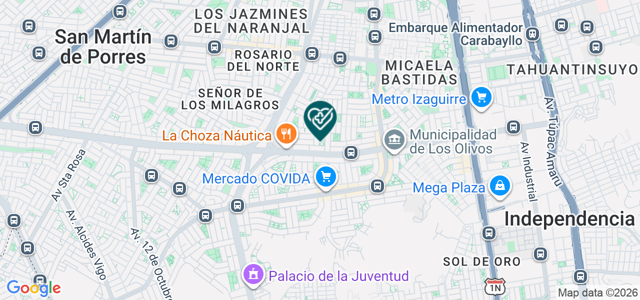 Mapa de Centro Medico Pediatrico