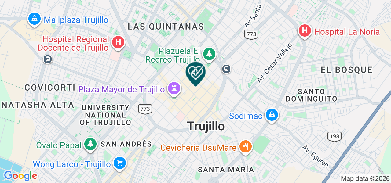 Mapa de Wiliam Joselito Velásquez Alva