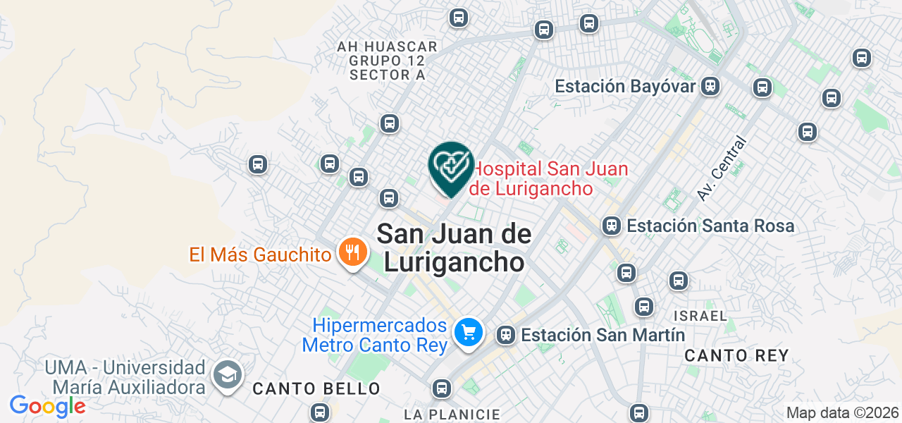 Mapa de San Pablo Medic Center