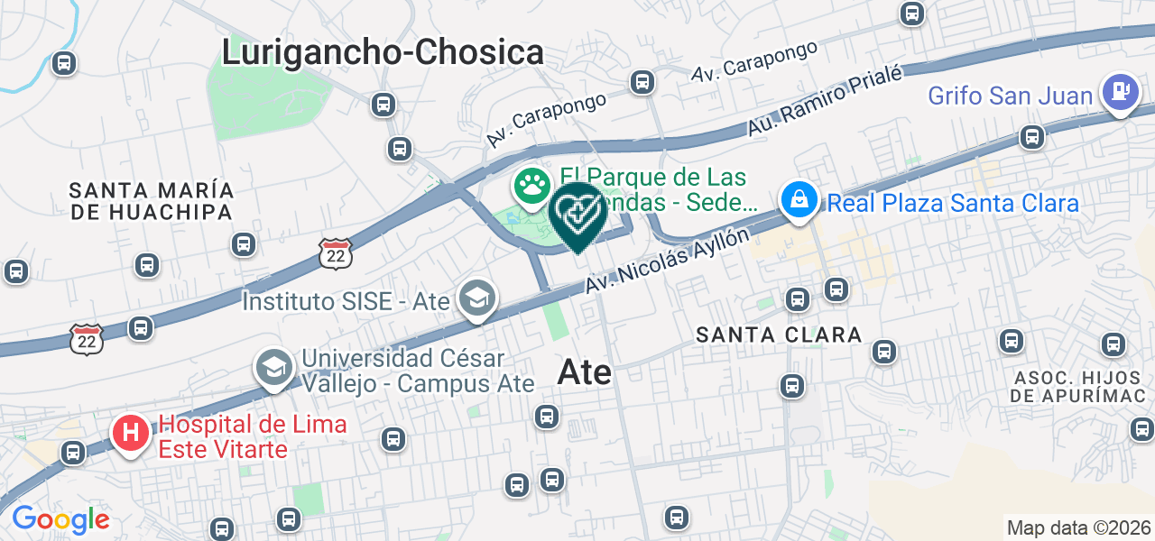 Mapa de Dental Spa San Francisco