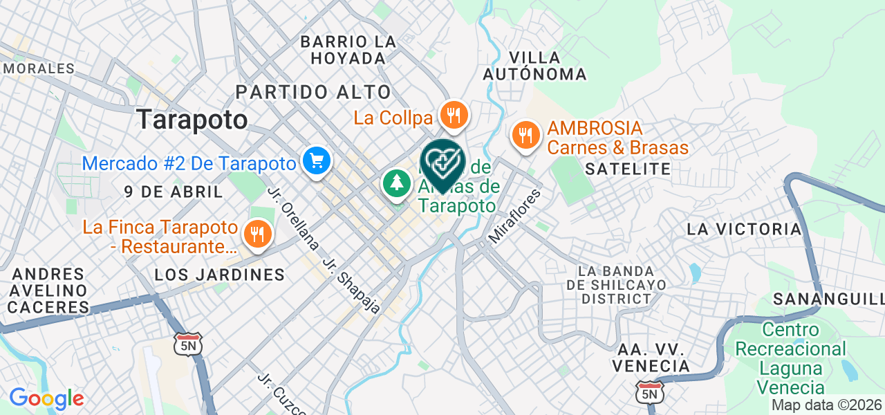 Mapa de Clinica Guzman EIRL