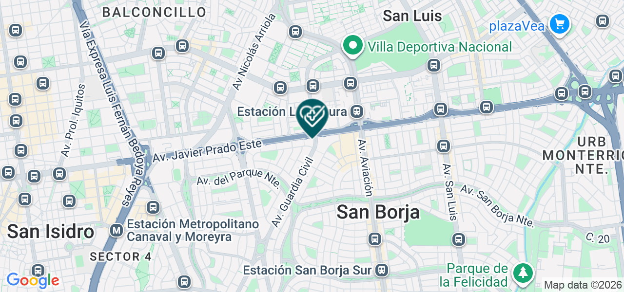 Mapa de Clinica Oftalmologica Macula D&t