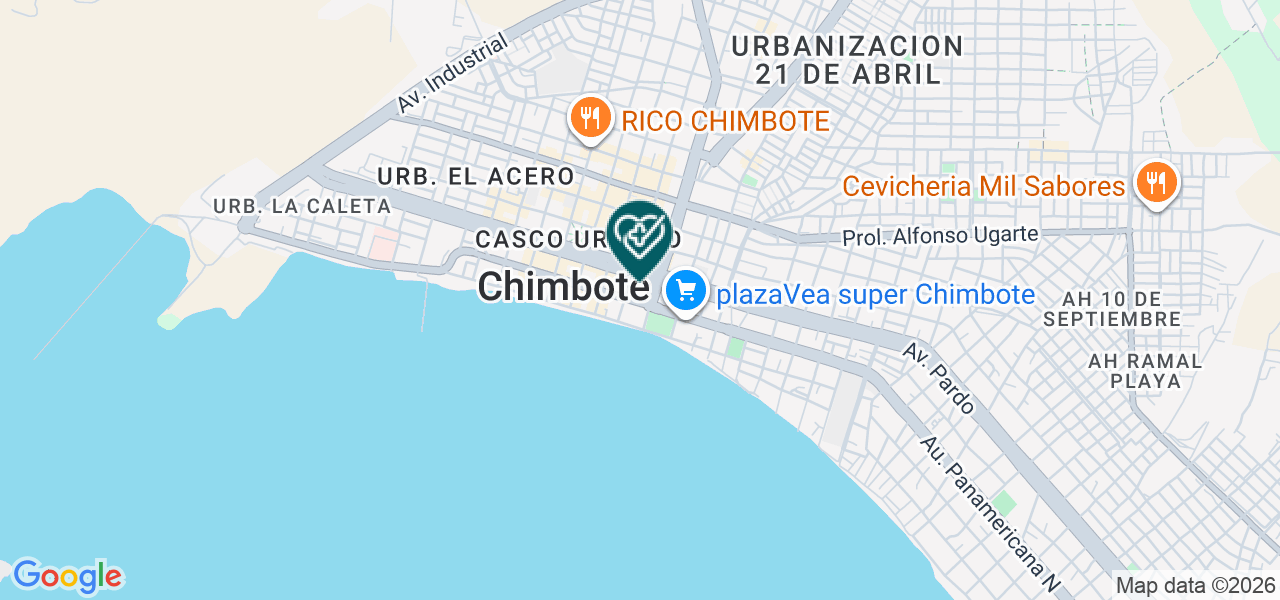 Mapa de Clinica Odontologica Docente Asistencial