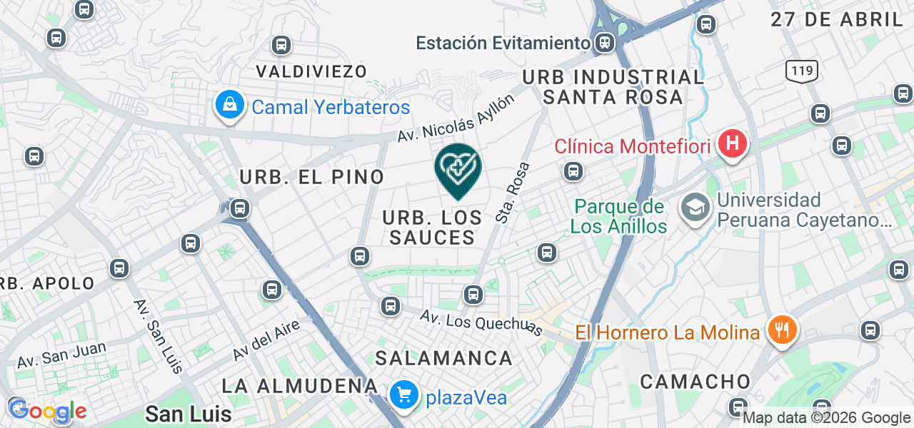 Mapa de Consultorio Dental Curi