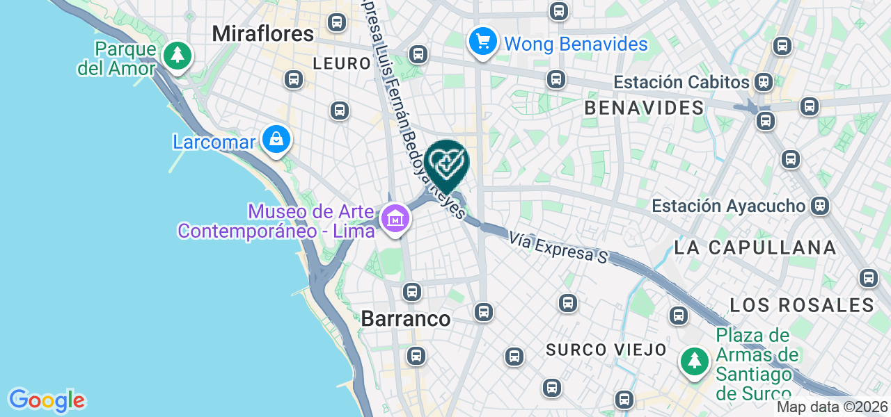 Mapa de Infinity Dental