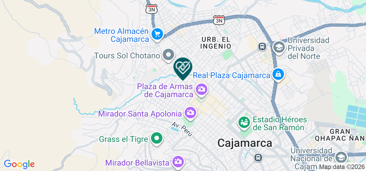 Mapa de Centro Odontologico Trigoso