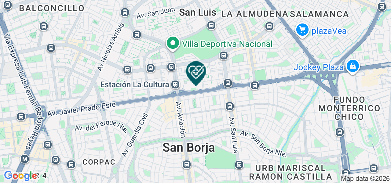 Mapa de Mtc Inversiones Esteticas SAC