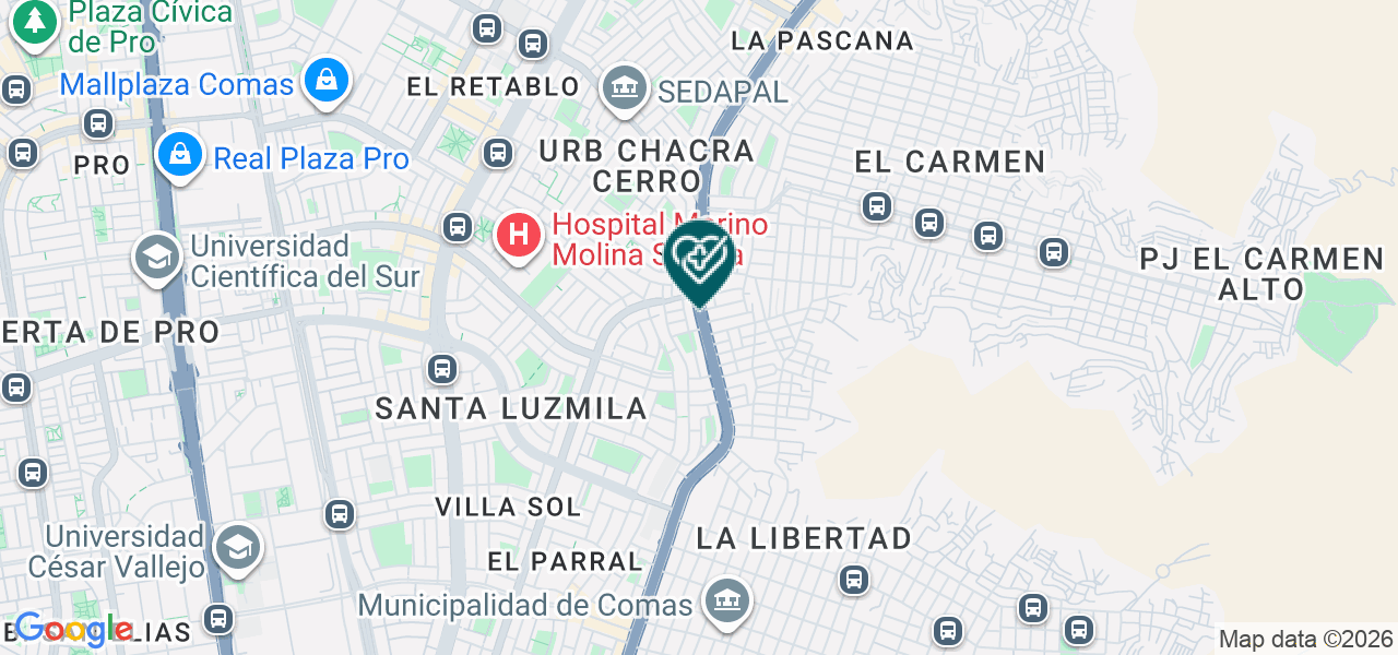 Mapa de Clinica Versalles