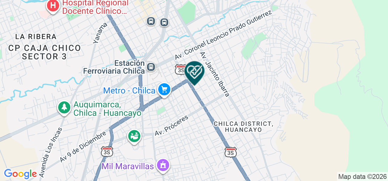 Mapa de Centro de Restauración Casa Hogar