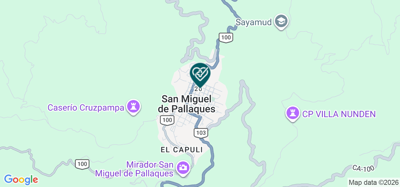 Mapa de Consultorio Dental Dr. Hugo Montenegro