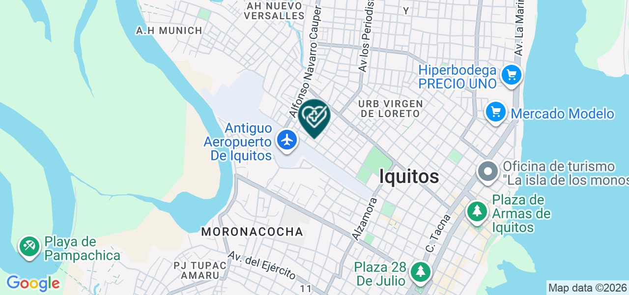 Mapa de Centro Ginecológico y Obstétrico Dr. Guabloche