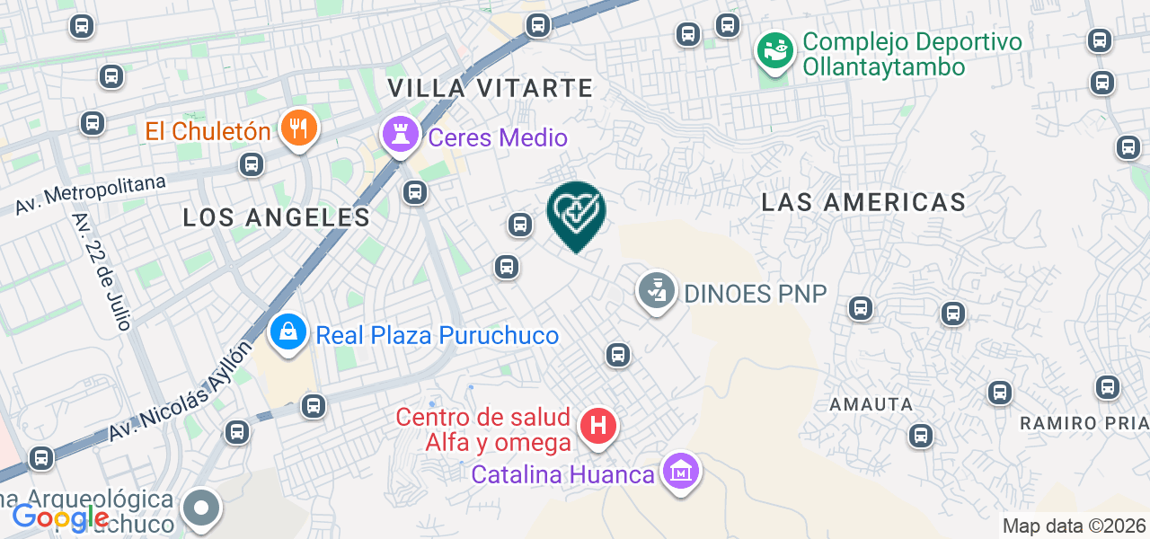 Mapa de Policlinico Casimir
