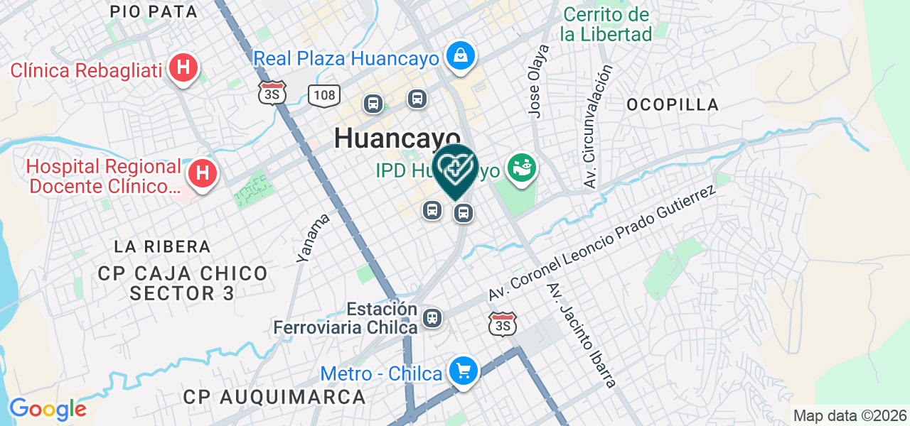 Mapa de Consultorio Odontologico Nueva Sonrisa