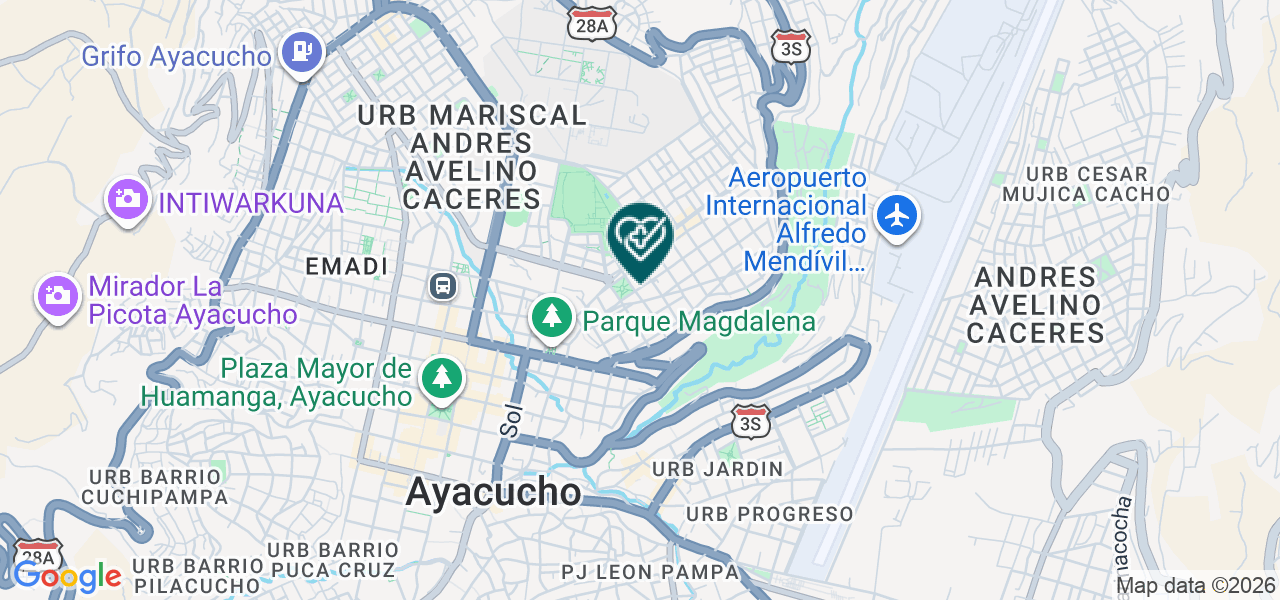 Mapa de Centro Medico Servimedic