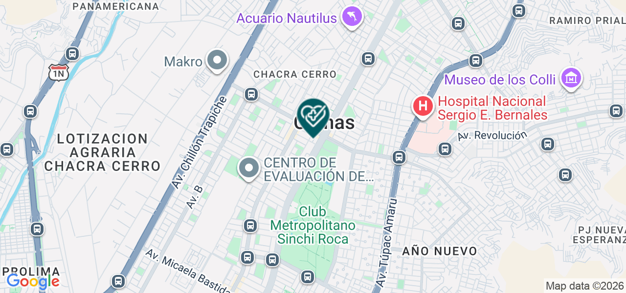 Mapa de Consultorio Dental Cordova