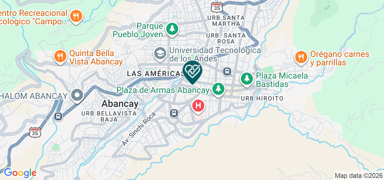 Mapa de Policlinico los Angeles