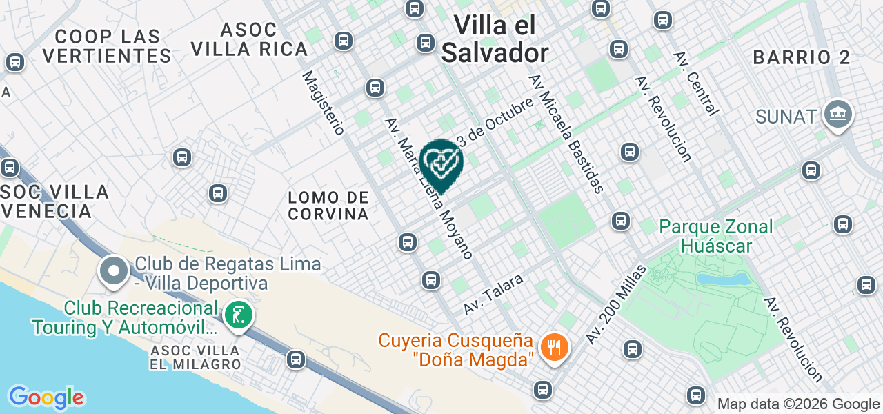 Mapa de Dental Smile Ves