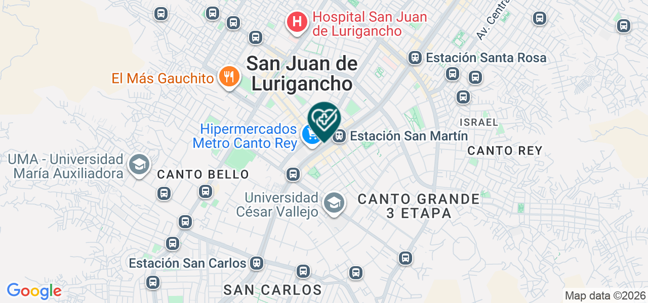 Mapa de Gm Peru Salud
