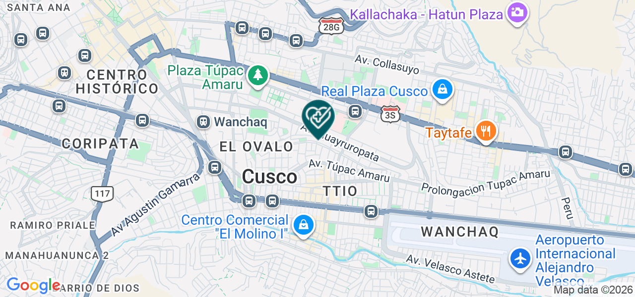 Mapa de Edmesalud Cusco