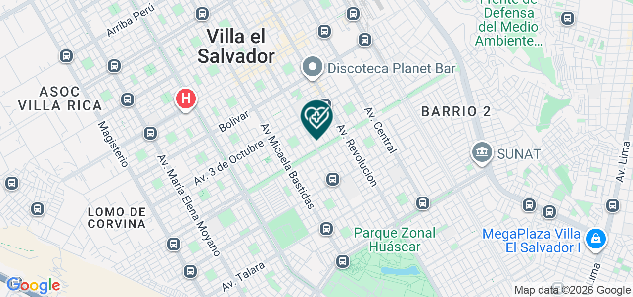 Mapa de Dental Khalident