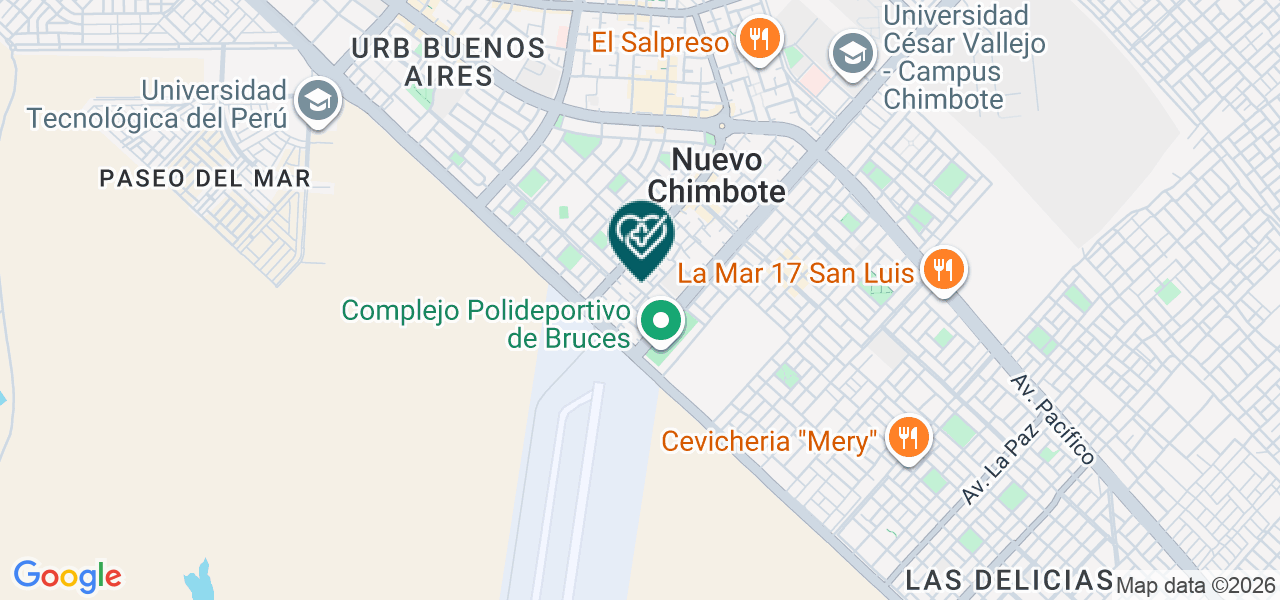 Mapa de Centro Médico Medic Vip