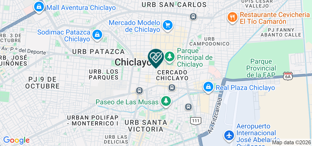 Mapa de Centro Gienecologico Ecografico Dra Ursula Guerrero