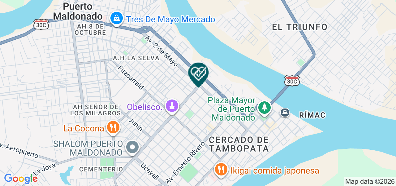 Mapa de Policlinico Mis Angeles