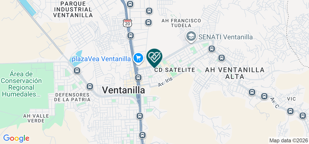 Mapa de Sedimedic Calle 6