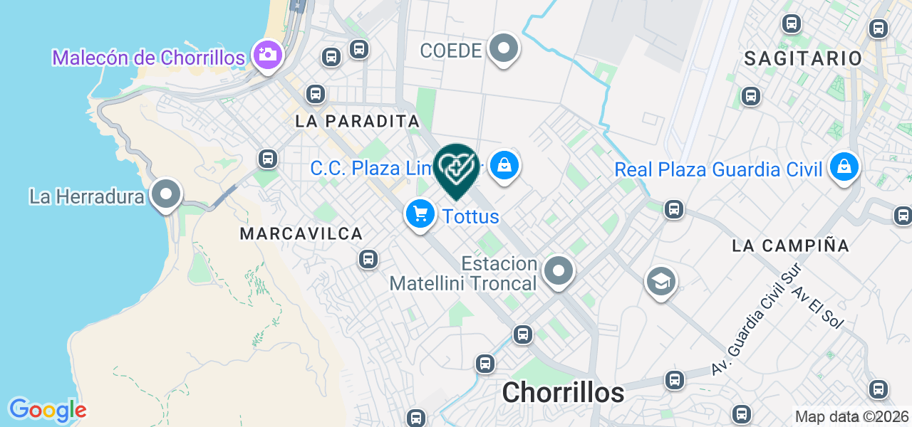 Mapa de Consultorio Medico Zoe