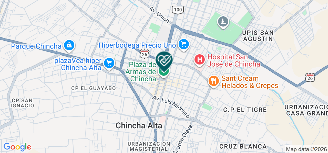 Mapa de Clinica Nueva Salud