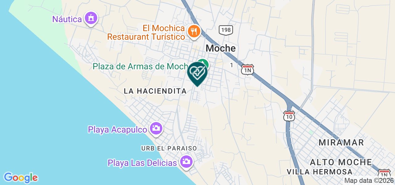 Mapa de Asociacion Cristiana Jesus Te Ama